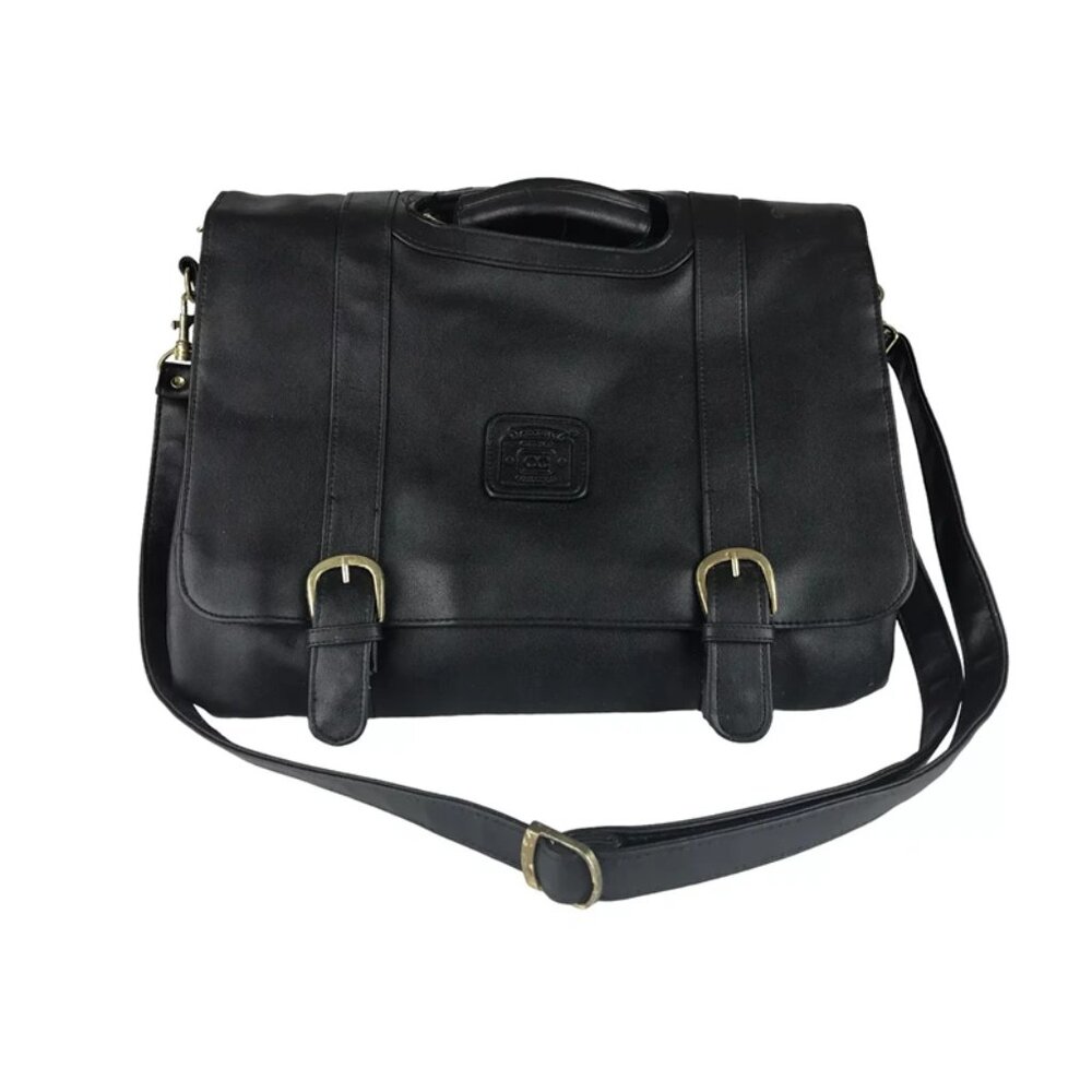 Original Carriage Collection‎ Unisex Adults Black Shoulder Strap Messenger Bag